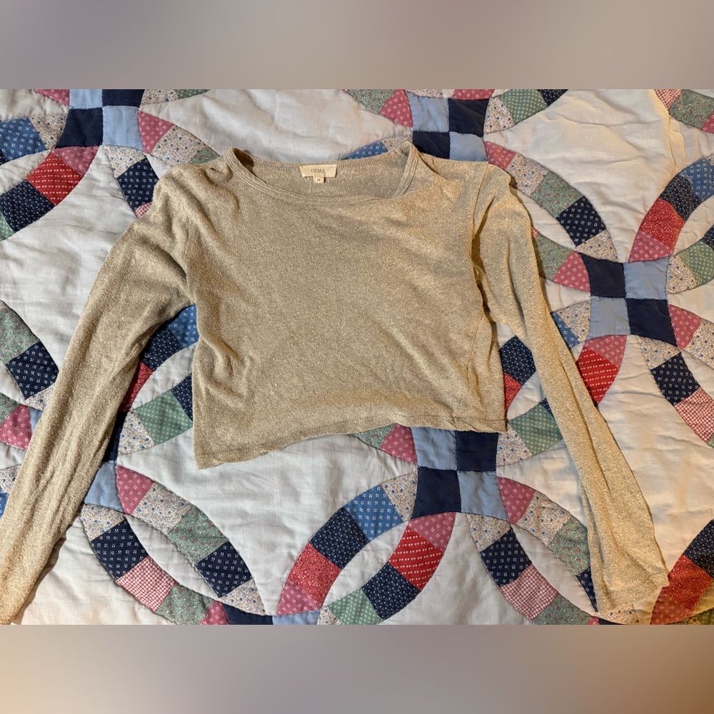 Ozma Lia Top in Heather Grey